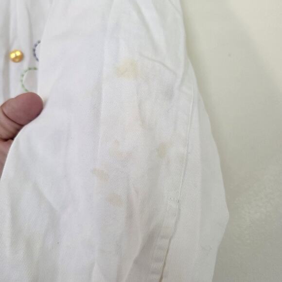 Vintage Embroidered Floral Gardencore Jacket Womens XL Wearable Art Cottage Boho - Picture 8 of 11